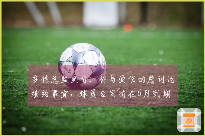 多特总监里肯：将与受伤的詹讨论续约事宜，球员合同将在6月到期